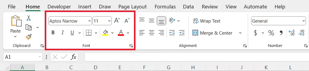 Excel Text Formatting